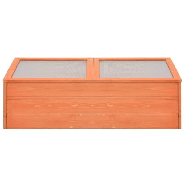 Serre en bois orange - 100x50x34 cm