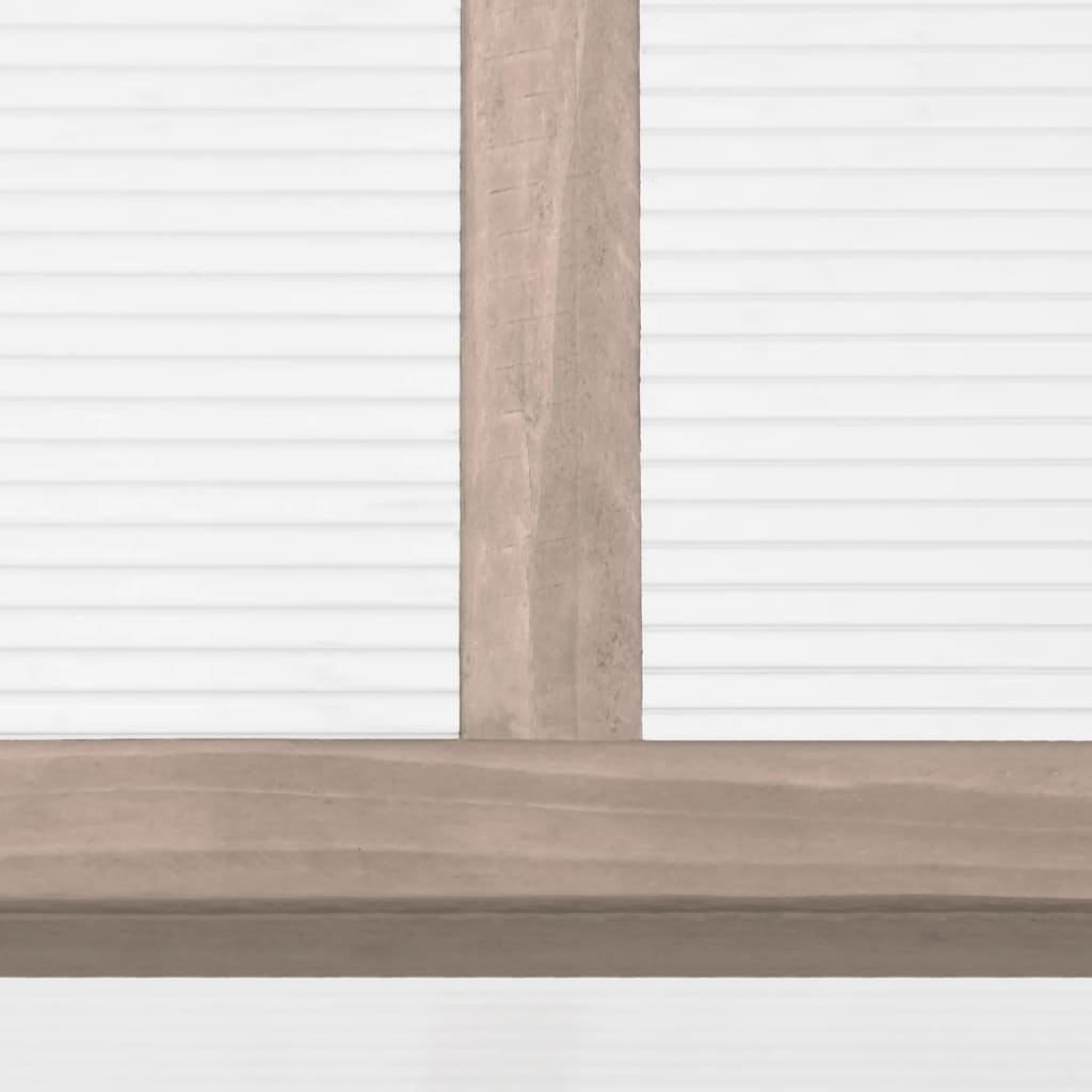 Serre en bois de sapin gris - 110x56x39 cm