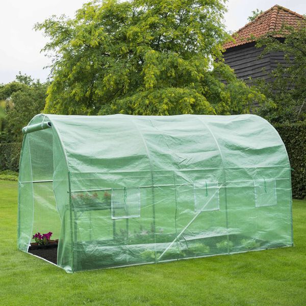 Serre tunnel de jardin 7 m² Nature