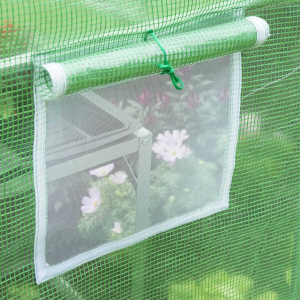 Serre tunnel de jardin 7 m² Nature