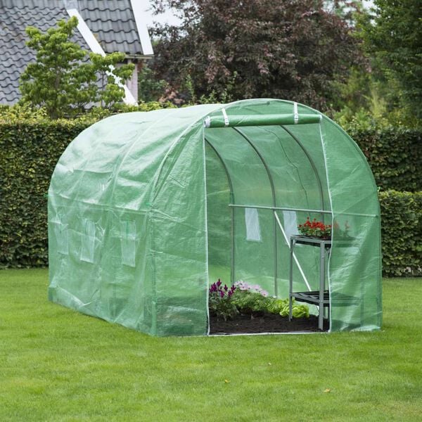 Serre tunnel de jardin 7 m² Nature