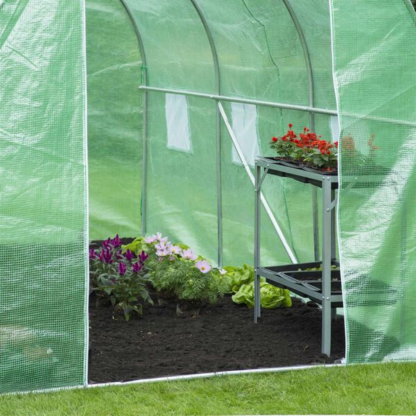 Serre tunnel de jardin 7 m² Nature