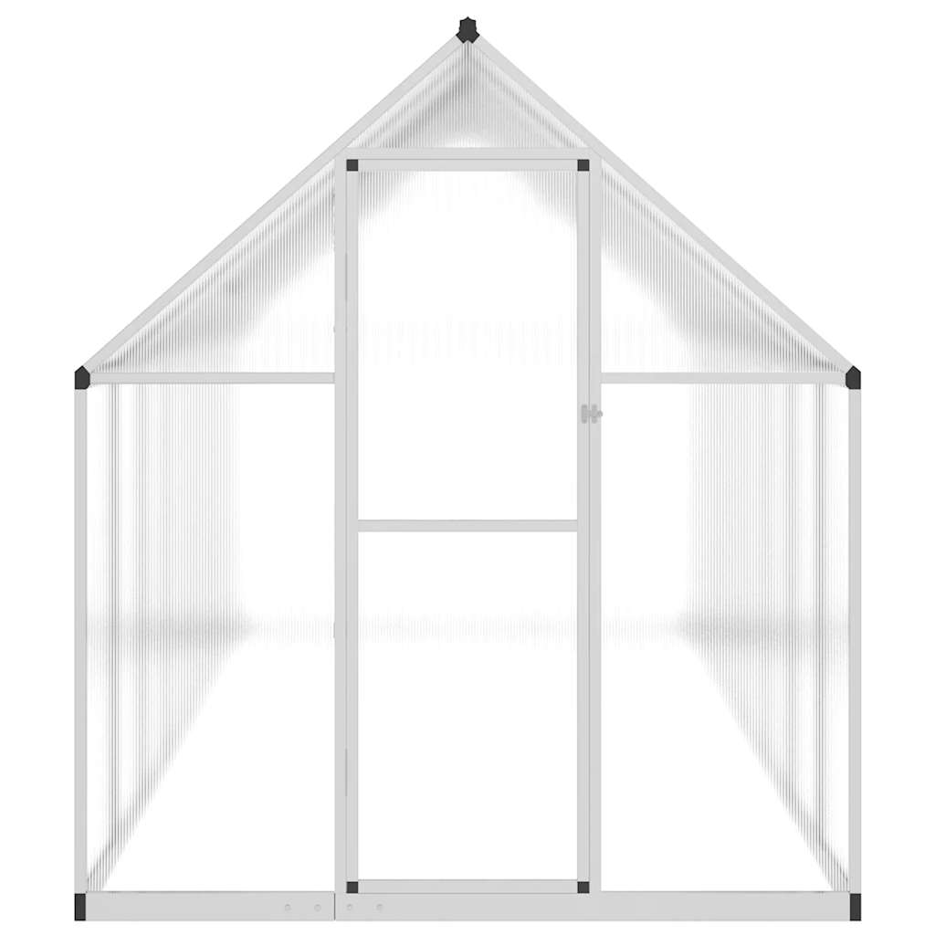 Serre de jardin polycarbonate 7,52 m² en aluminium