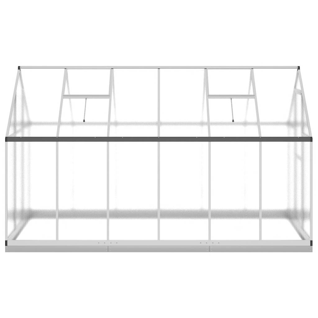 Serre de jardin polycarbonate 5,64 m² en aluminium
