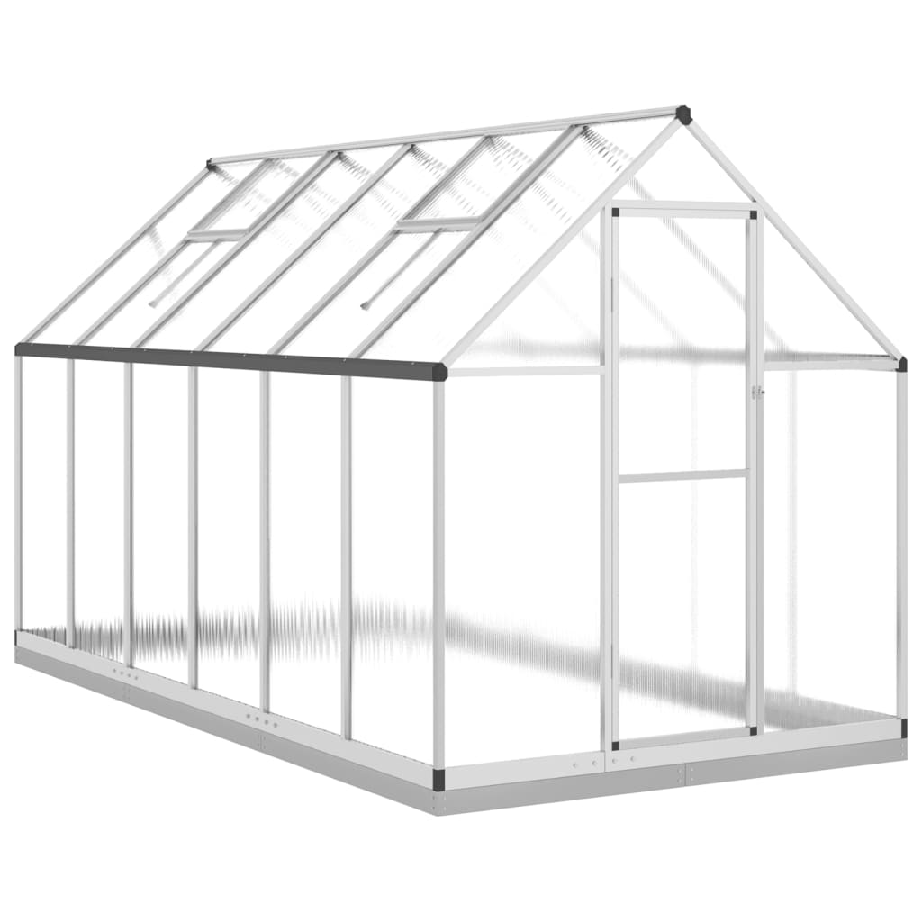 Serre de jardin polycarbonate 5,64 m² en aluminium