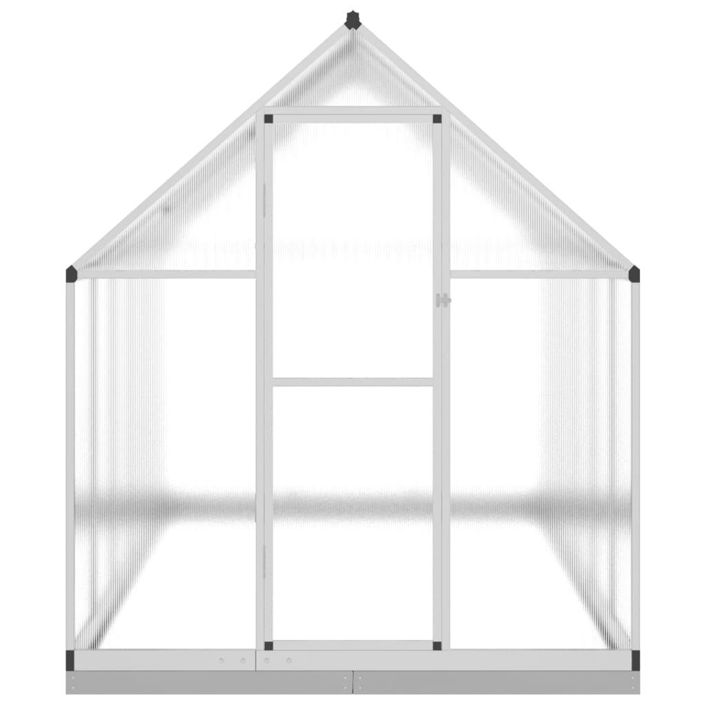 Serre de jardin polycarbonate 5,64 m² en aluminium