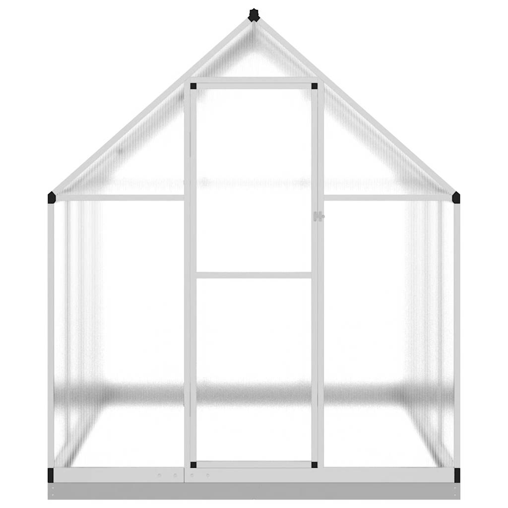 Serre de jardin polycarbonate 3,79 m² en aluminium