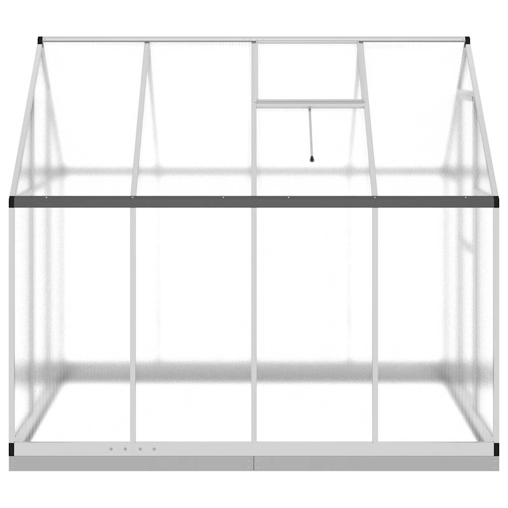 Serre de jardin polycarbonate 3,79 m² en aluminium