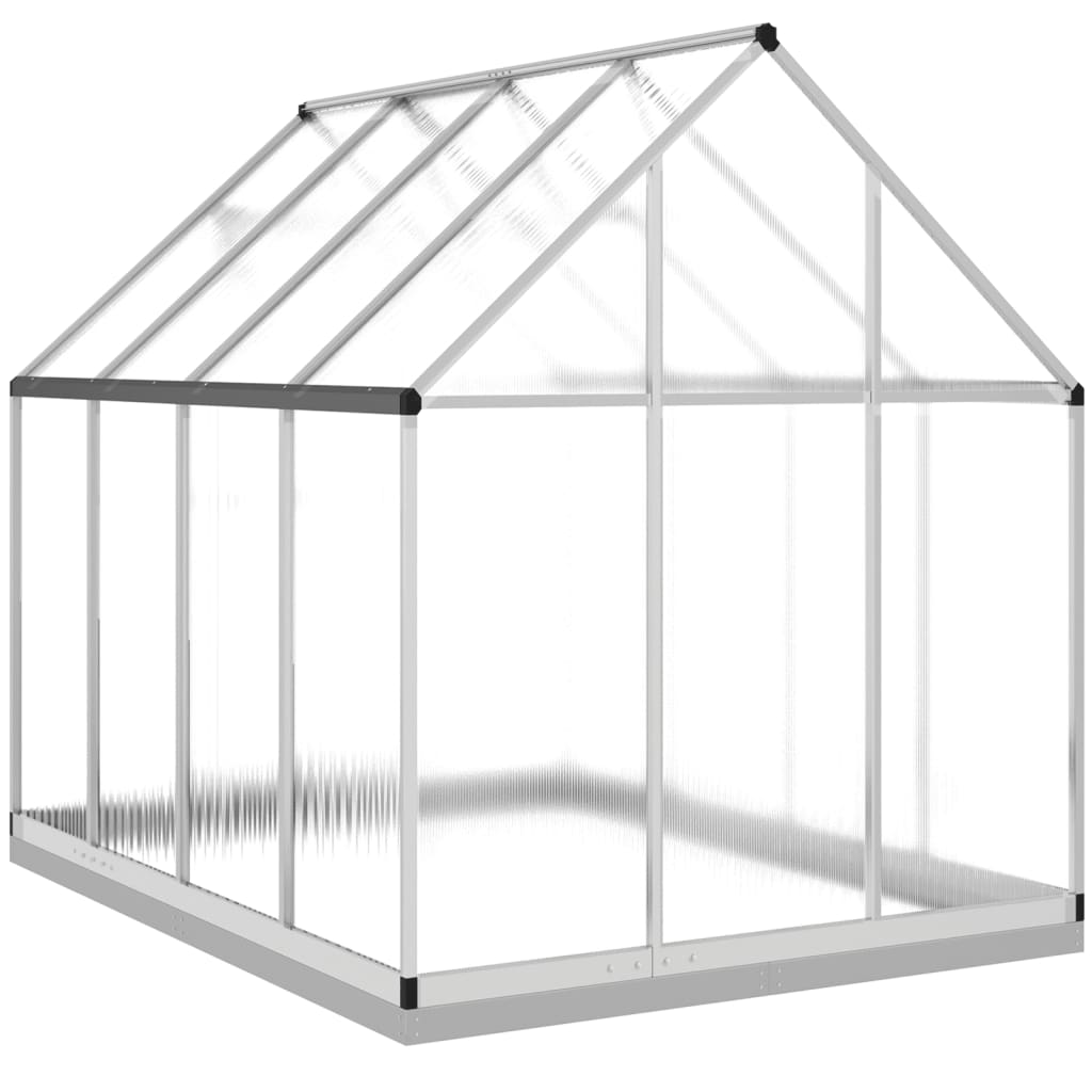 Serre de jardin polycarbonate 3,79 m² en aluminium