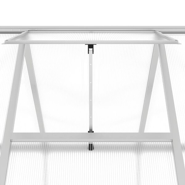 Serre de jardin polycarbonate 3,79 m² en aluminium