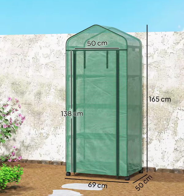 Serre de Balcon avec 4 étagères