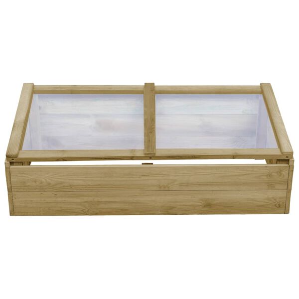 Lot de 2 Serres en bois de pin - 100x50x35 cm