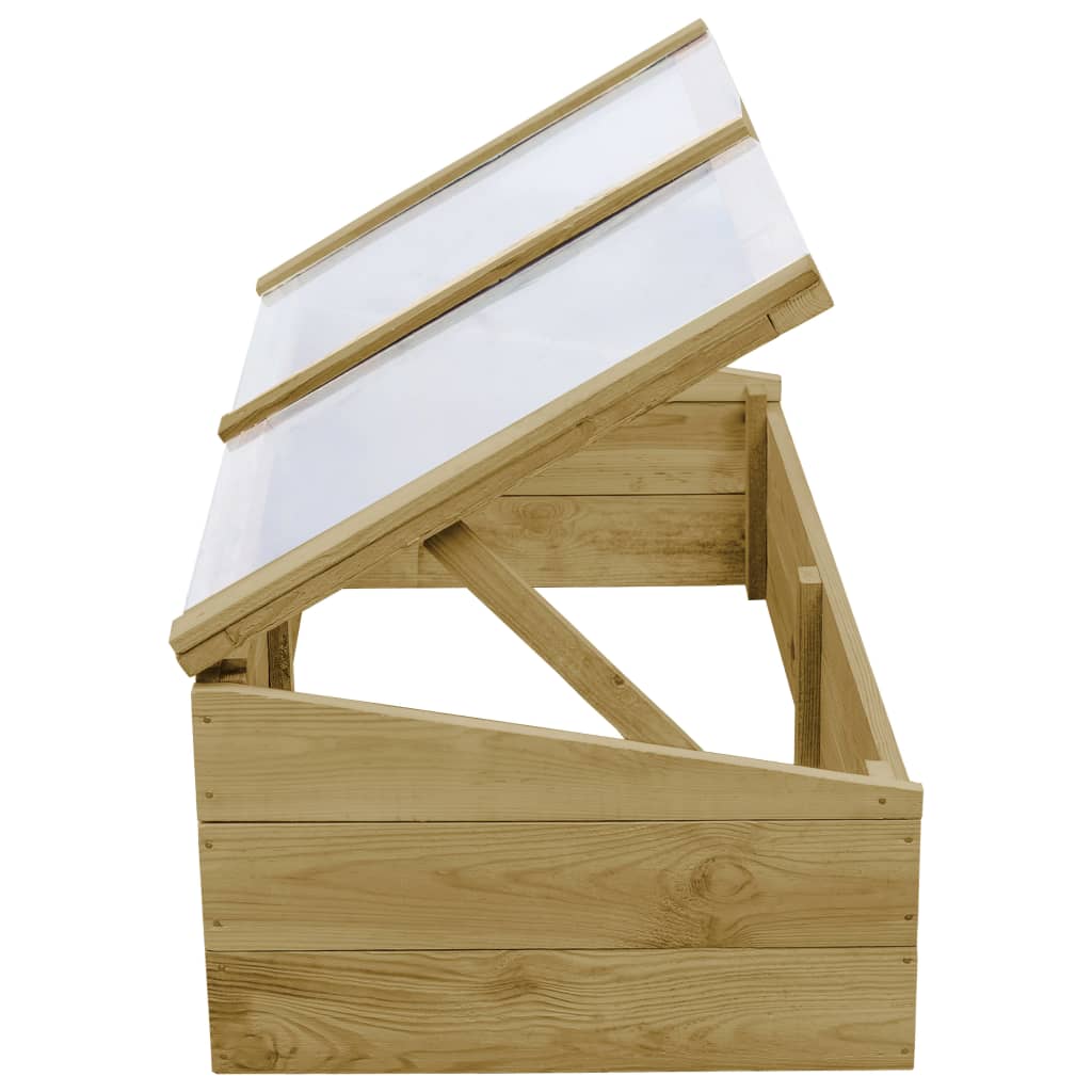 Lot de 2 Serres en bois de pin - 100x50x35 cm